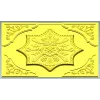 Ornate Eight-Point Rosette 3D Model for CNC