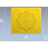 Ornate Eight-Point Rosette 3D Model for CNC