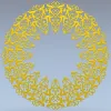 Филигранная круглая розетка - 3D модель STL для ЧПУ