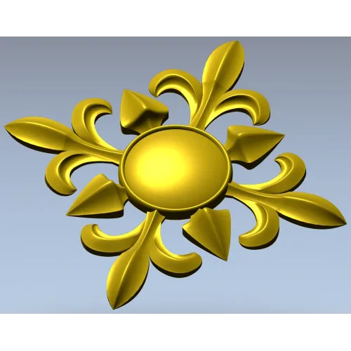 Aurelia Rosette - STL 3D model for CNC milling
