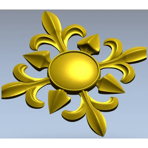 Aurelia Rosette - STL 3D model for CNC milling