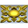 Aurelia Rosette - STL 3D model for CNC milling