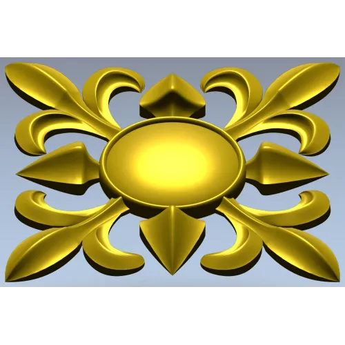 Aurelia Rosette - STL 3D model for CNC milling