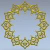 Классическая круглая розетка - 3D модель STL для ЧПУ