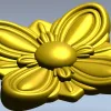 Розетка "Квинта" - 3D модель stl для ЧПУ
