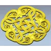Round Celtic Knot Rosette - STL 3D Model for CNC