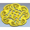 Round Celtic Knot Rosette - STL 3D Model for CNC
