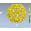 Round Celtic Knot Rosette - STL 3D Model for CNC
