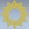 Ornamental Arabesque Rosette STL for CNC