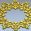 Ornamental Arabesque Rosette STL for CNC