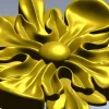 Розетка "Златолист" - 3D модель .stl для ЧПУ