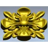 Розетка "Златолист" - 3D модель .stl для ЧПУ