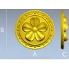 Розетка "Флорентия" - 3D модель в формате STL для ЧПУ