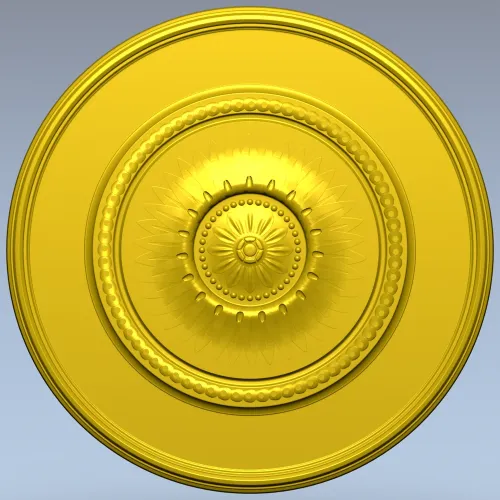 Helios Rosette - STL 3D model for CNC milling