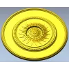 Helios Rosette - STL 3D model for CNC milling