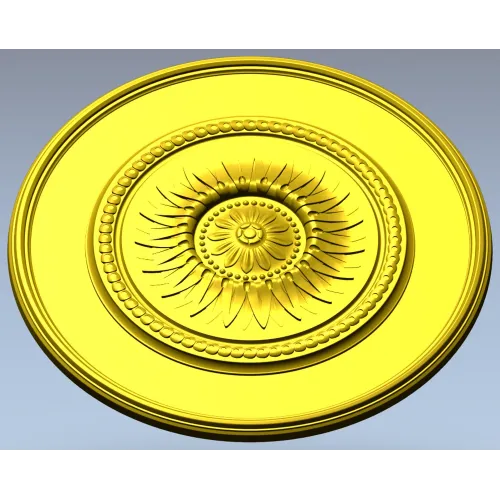Helios Rosette - STL 3D model for CNC milling