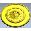Helios Rosette - STL 3D model for CNC milling