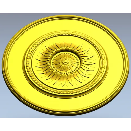 Helios Rosette - STL 3D model for CNC milling