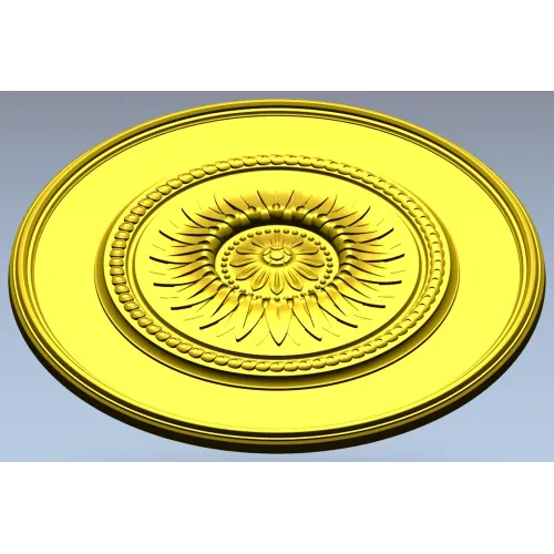 Helios Rosette - STL 3D model for CNC milling