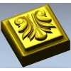 Квадратная классическая розетка - 3D модель STL для ЧПУ