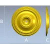 Классическая потолочная розетка - stl модель для ЧПУ