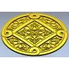 Ornamental Rosette 3D Model STL for CNC Milling