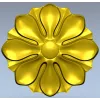 Декоративная розетка "Солнечный цветок" - 3D модель STL для ЧПУ