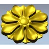 Декоративная розетка "Солнечный цветок" - 3D модель STL для ЧПУ