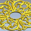 Розетка в стиле барокко - 3D модель STL для ЧПУ