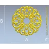 Розетка в стиле барокко - 3D модель STL для ЧПУ