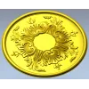 Ornate Acanthus Rosette - 3D STL Model for CNC Milling