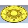 Ornate Acanthus Rosette - 3D STL Model for CNC Milling