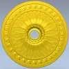 Розетка потолочная "Гелиос" - 3D модель STL для ЧПУ