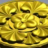 Розетка "Флоренция" - высокодетализированная 3D модель STL для ЧПУ