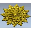 Розетка Лотос - 3D модель STL для ЧПУ, декоративная розетка
