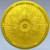 Aurelian Rosette - detailed round rosette STL for CNC