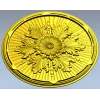 Aurelian Rosette - detailed round rosette STL for CNC