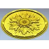 Aurelian Rosette - detailed round rosette STL for CNC
