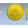 Aurelian Rosette - detailed round rosette STL for CNC