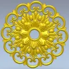 Розетка барочная 3D модель STL для ЧПУ