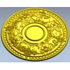 Ornate Floral Rosette STL for CNC Routing
