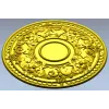 Ornate Floral Rosette STL for CNC Routing
