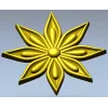 Starleaf Rosette - STL 3D model for CNC routing