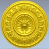 Розетка "Солнечный венец" - 3D модель STL для ЧПУ
