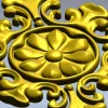 Картуш с цветочным медальоном - stl модель для ЧПУ