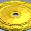 Classic Garland Ceiling Rosette - STL 3D model for CNC