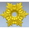 Розетка декоративная "Златоцвет" - 3D модель STL для ЧПУ