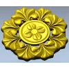 Classic Floral Rosette STL for CNC Carving
