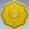 Розетка потолочная - 3D модель STL для ЧПУ