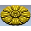 Floral rosette STL for CNC router